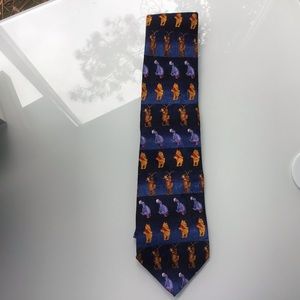 Disney Winnie the Pooh Tie Rack Tie Made in Italy